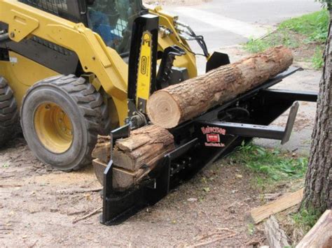 skid steer firewood bucket|skid steer wood processor.